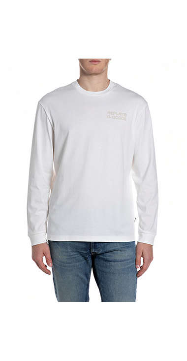 オープンエンドジャージーロングTシャツ